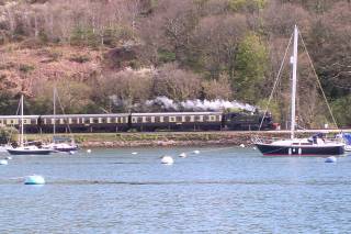 Warrior approaching Dartmouth
